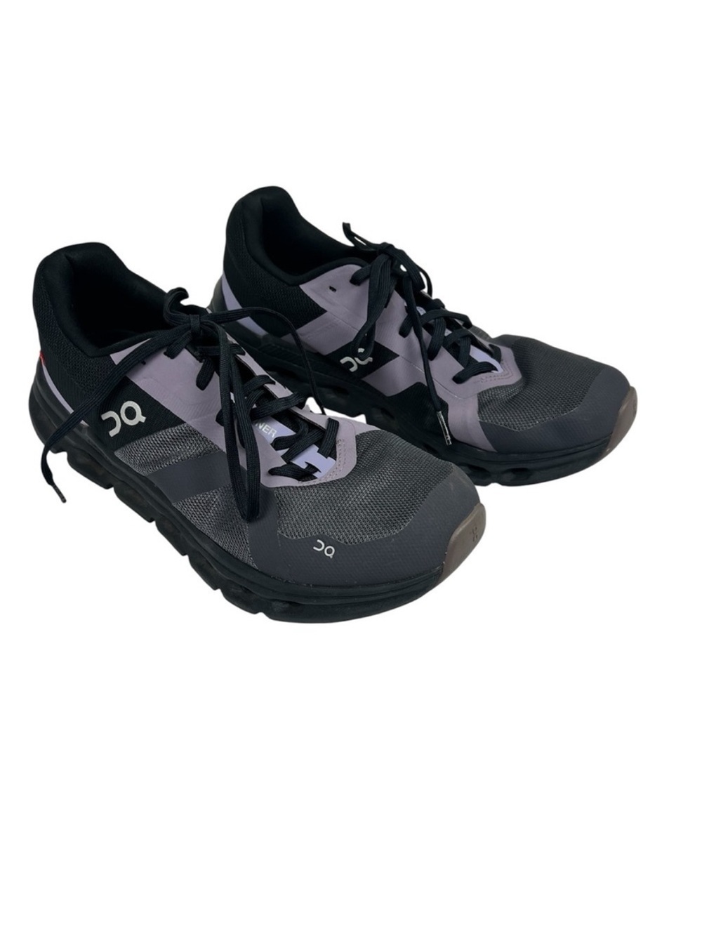On Cloudrunner Black Purple Athletic Cloudtec Running Sneakers Shoes 10 Women’s